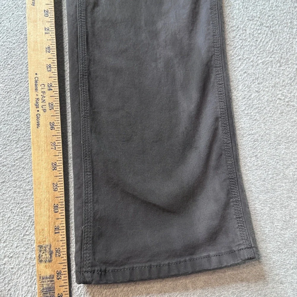 Ariat M4 Pants Mens 34x36 Grey Rebar Relaxed Straight Made Tough Canvas 10030250